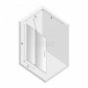 NEW TRENDY Kabina prysznicowa walk in Smart Light Gold, przesuwna, wspornik skośny 80x200 EXK-4293-WU